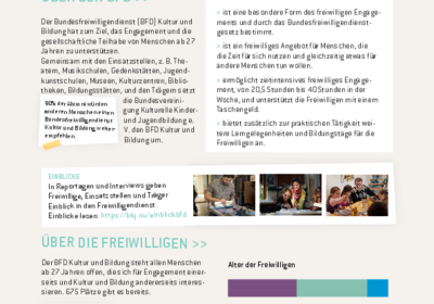 Flyer Einsatzstellen werden